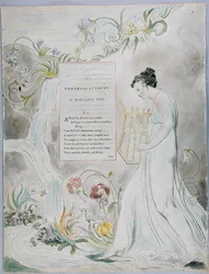 Der Fortschritt der Poesie, Design 43 aus Die Gedichte von Thomas Gray, 1797-98